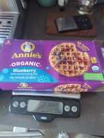 Organic blueberry waffles