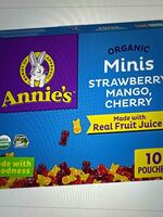 Organic Minis Strawberry Mango Cherry