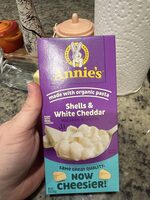 Shells and white cheddar macaroni and cheese