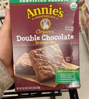 Homegrown organic double chocolate brownie mix