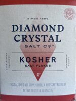 Pure and natural kosher salt