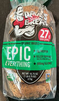 Organic Bagels Epic Everything