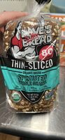 Thin-Sliced Organic Bread Sprouted Whole Grains