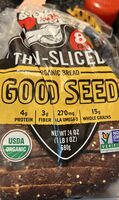 Organic good seed thin sliced