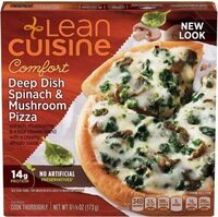Signature Spinach & Mushroom Pizza