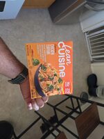 CHICKEN TERIYAKI with broccoli, carrots and asian-style noodles in teriyaki sauce