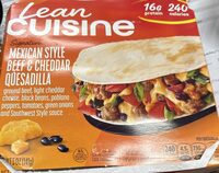 Mexican Style Beef & Cheddar Quesadilla