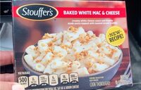 Baked white mac & cheese