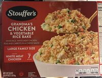 Grandma's chicken & vegetable rice bake
