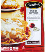 Large family size chicken parmesan