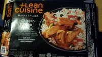 Chicken tikka masala tender white meat chicken, sweet peas, carrots & rice in a creamy tomato, indian-style sauce, chicken tikka masala