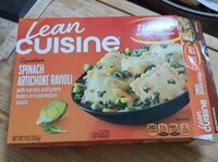 SPINACH ARTICHOKE RAVIOLI in a parmesan sauce with vegetables