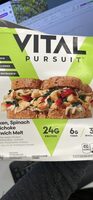 Chicken Spinach & Artichoke Sandwich Melt