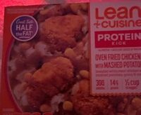 Oven Fried Chicken with Mashed Potatoes