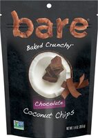 Baked crunchy chocolate coconut chips