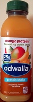Mango protein flavored soy protein shake