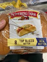 Top Sliced Butter Hot Dog Buns