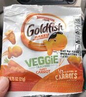 Goldfish Baked Snack Crackers, Veggie Crackers, Sweet Carrot
