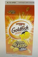 Goldfish Baked Snack Crackers, Flavor Blasted Extra Cheddar