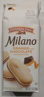 Milano; Orange Flavored Chocolate with Other Natural Flavors