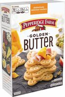 Distinctive golden butter crackers ounce