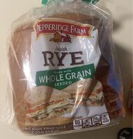 Whole grain seeded jewish rye bread