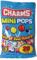 Mini pops candy lollipops peanut gluten free