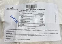Bocadillo de jamon serrano