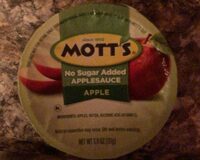 No sugar added applesauce