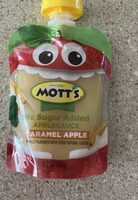 No Sugar Added Applesauce Caramel Apple