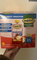 Strawberry banana fruit smoothie