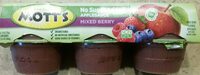 Mott's: Mixed Berry Unsweetened applesauce