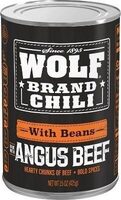 Angus beef with beans chili
