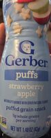 Puffs strawberry apple grain snack