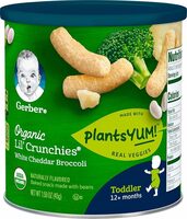 Organic Lil' Crunchies White Cheddar Broccoli