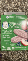 TEETHERS Gentle Teething Wafers Blueberry Apple Beet