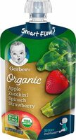 Organic Variety Pack: Pear Spinach, Pear Mango Avocado & Apple Zucchini Spinach Strawberry (Sitter)