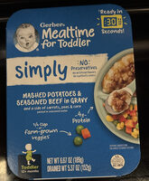 Simply Mashed Potatoes & Seasoned Beef in Gravy