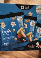 Grain & grow Puffs to Go Strawberry Apple