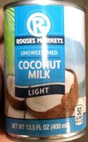 Light unsweetened coconut milk