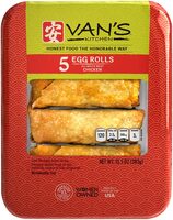White meat chicken egg rolls