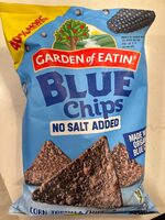 Blue Chips No Salt Added Corn Tortilla Chips