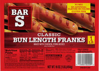 Classic Bun Length Hotdogs Franks