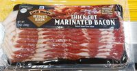 Thick cut marinated bacon