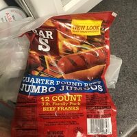 Bar s beef jumbo dogs