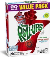 Betty crocker fruit roll ups variety roll fruit snack