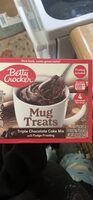 Mug Treats Triple Chocolate Cake Mix with Fudge Frosting