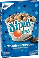 Cookies cream dippin dots breakfast cereal