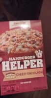 Rice and cheesy sauce mix & topping mix add ground beef