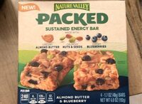 Packed sustained energy bar